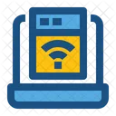 Laptop-WLAN  Symbol