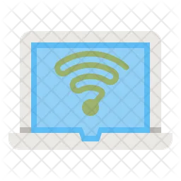 Laptop-WLAN  Symbol