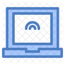 Laptop-WLAN  Symbol