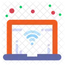 Laptop-WLAN  Symbol