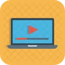 Laptop Youtube Video Ícone