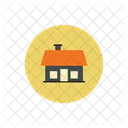 Casa Em Circulo Casa Pagina Inicial Da Web Ícone