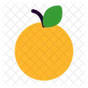 Laranja Comida Fundo Icon