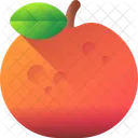Laranja Comida Fundo Ícone