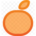 Laranja Tangerina Lunar Icon