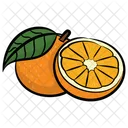 Laranja Frutas Frutas Citricas Ícone