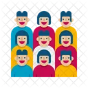 Large Group Group Team Icon