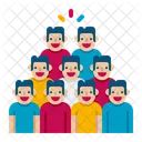 Large Group People Group Icon