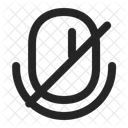 Microphone Large Mute Icon
