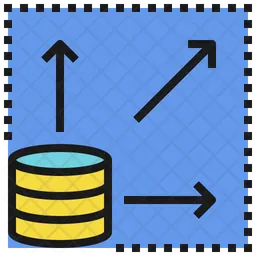 Large-scale Data  Icon