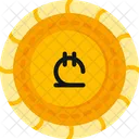 Lari Georgische Wahrung Lari Symbol Symbol