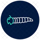 Larva Da Farinha Inseto Besouro Ícone