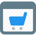 Las compras en línea  Icono