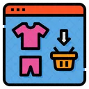 Las compras en línea  Icono