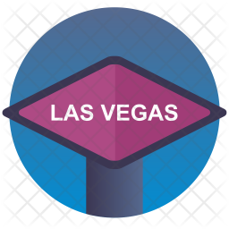 Las vegas Icon - Download in Flat Style