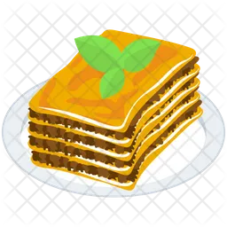 Lasagna Food Platter  Icon