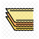 Lasagna Italian Layer Icon