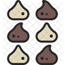 Lascas de chocolate  Ícone