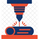 Laser Beam Laser Machine Icon