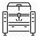 Laser Cutting Machinery Tool Icon