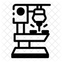 Laser Cutting Machinery Equipment Icon