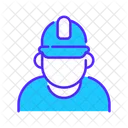 Laser Cutting Worker Worker Emloyee Icon