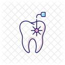 Laser dental procedure  Icon