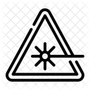 Laser Danger Security Icon