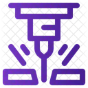 Laser Machine Engineer Icon