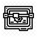 Laser Cutter Tool Icon