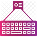 Laser Keyboard Computer Cordless Icon