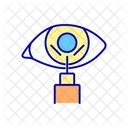 Laser operation on eye  Icon