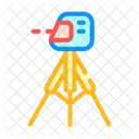 Laser Wasserwaage Messung Symbol