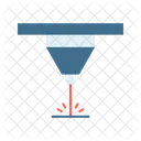 Laser Construction Cutting Icon
