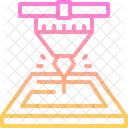 Laserschneidmaschine Metall Hohe Prazision Symbol