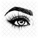 Makeup Beauty Eyelash Icon
