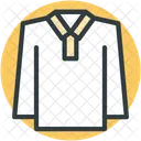 Casual Bekleidung V Ausschnitt Symbol