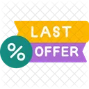 Last Offer Commerce And Shopping Promo Icon
