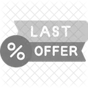 Last Offer Commerce And Shopping Promo Icon
