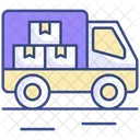 Lastwagen Lieferwagen Fahrzeug Icon