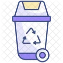 Lata de reciclaje  Icono