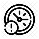 Late Arrival Attendance System Delay Icon