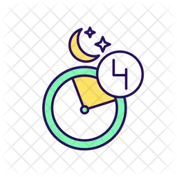 Late Night Time Interval  Icon
