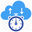 Latencia Tempo Nuvem Icon