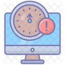 Latency Monitor Clock Icon