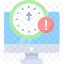 Latency Monitor Clock Icon