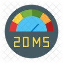 Latency Broadband Bandwidth Icon
