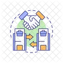 Lateral Transactions Lateral Intercompany Icon