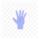 Rubber Glove Hand Icon