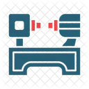 Lathe Machine Industrial Icon